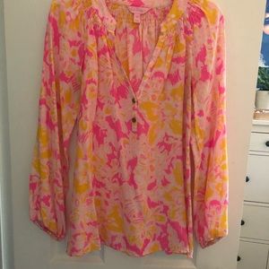 Lily Pulitzer silk top